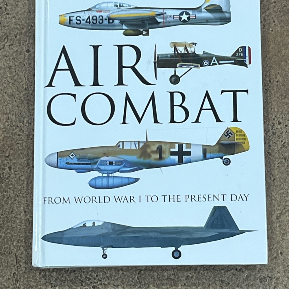Air Combat Hardcover Book - White/Cream Cover